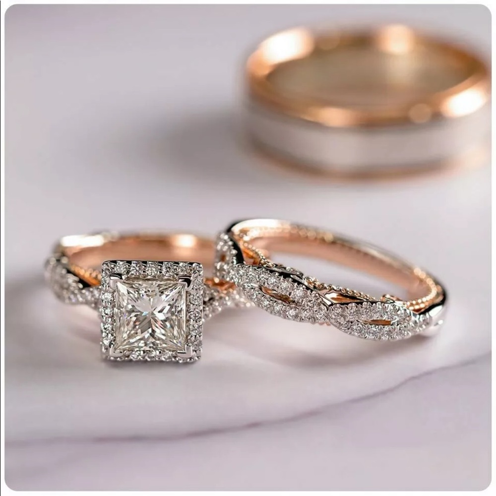 Engagement wedding promise ring - Picture 5 of 5